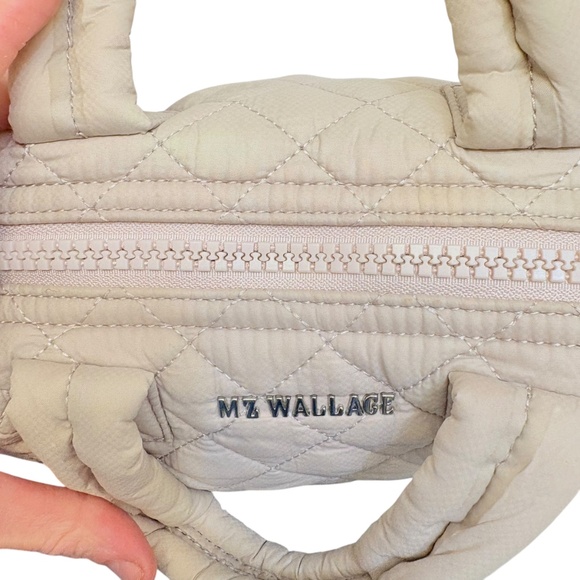 MZ Wallace Micro Sutton Tote In cream - Picture 14 of 16